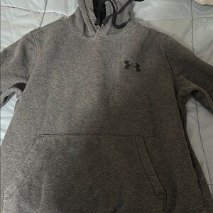LG Gray Pullover Hoodie with Kangaroo Pocket